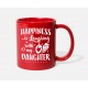 Happy Daughter Gift Red Mugs